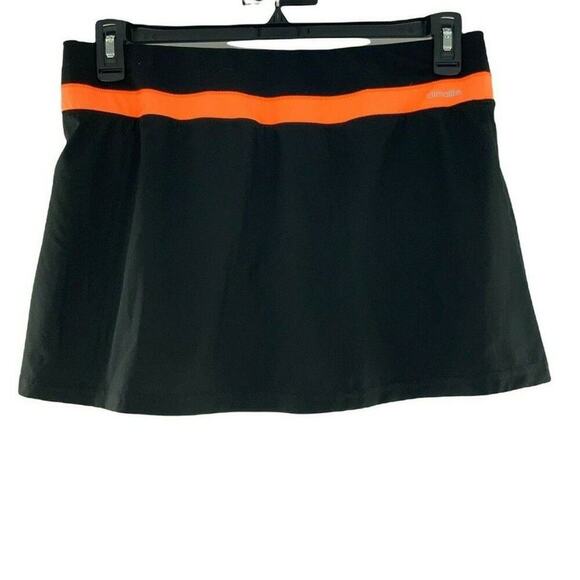 Adidas Climalite Skirt Skort Womens Size Large Pleated Stretch Inner Layer Short - Picture 3 of 10